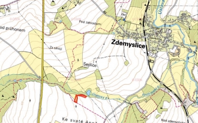 Zemědělská půda, prodej, Zdemyslice, Plzeň jih