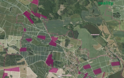 Zemědělské pozemky 28 ha Třebomyslice