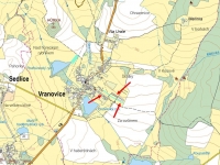 Prodej 3258 m2 půdy v k.ú. Vranovice pod Třemšínem
