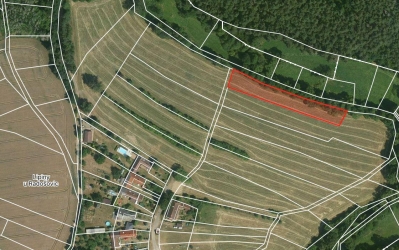 Prodej 2230 m2 zahrady v k.ú. Radošovice u Vlašimi