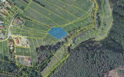 Prodej zahrady 1633 m2 v k.ú. Radošovice u Vlašimi