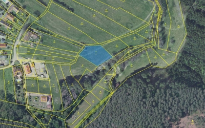 Prodej zahrady 1633 m2 v k.ú. Radošovice u Vlašimi