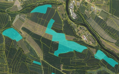Prodej 18,58 ha zemědělské půdy v k.ú. Kozlov nad Otavou