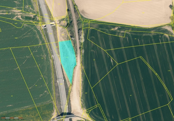 Prodej 2485 m2 orné půdy v k.ú. Červený Újezd u Miličína