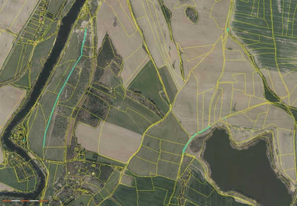 Prodej 4171 m2 půdy v k.ú. Hradiště u Písku