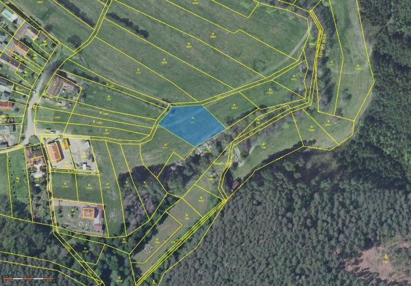 Prodej zahrady 1633 m2 v k.ú. Radošovice u Vlašimi