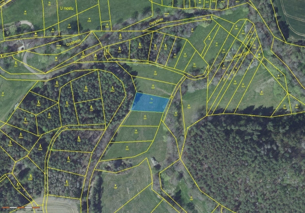Prodej 953 m2 zahrady v k.ú. Radošovice u Vlašimi