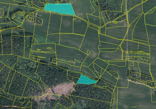 Prodej 14 046 m2 půdy v k.ú. Nahošín