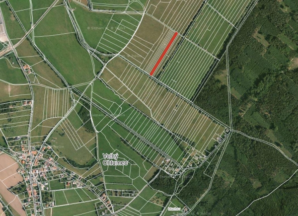 Prodej 1960 m2 v k.ú. Velký Chlumec