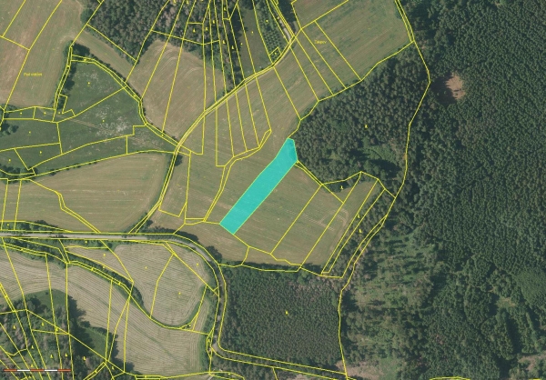 Prodej  1,89 ha orné půdy v k.ú. Chlumy