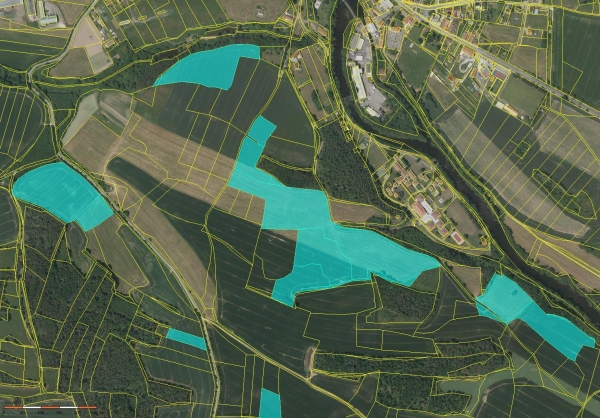 Prodej 18,58 ha zemědělské půdy v k.ú. Kozlov nad Otavou