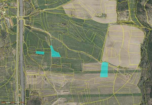 Prodej 1,96 ha orné půdy v k.ú. Malčice u Mirotic