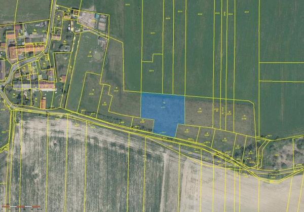 Prodej 2708 m2 zahrady v k.ú. Kloušov