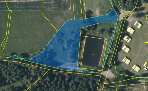 Prodej 4893 m2 louky v k.ú. Vojtěšín